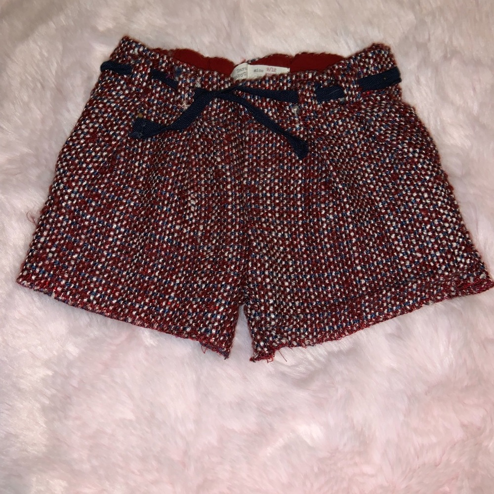 Zara baby girls winter shorts